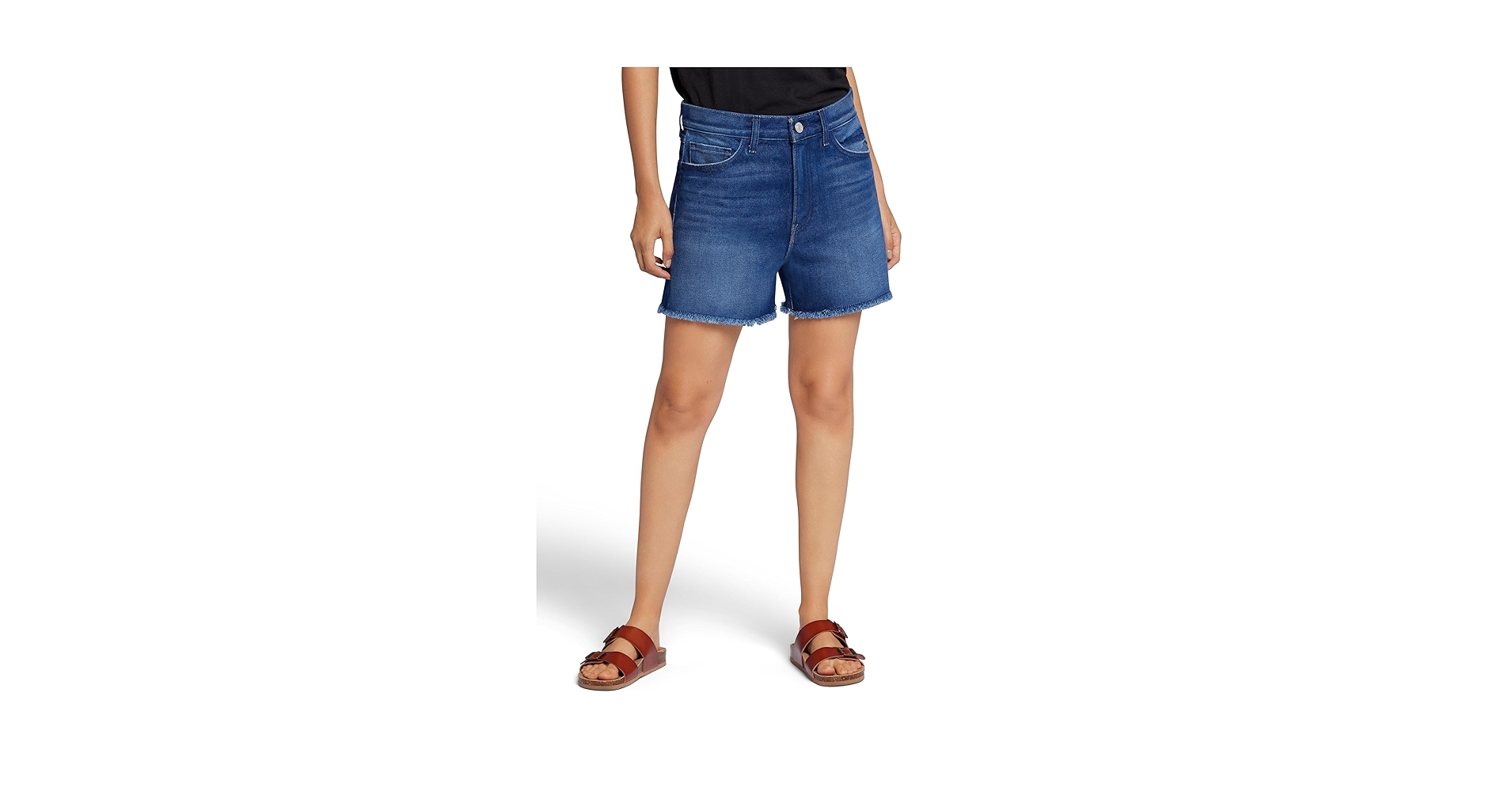 Current/Elliott Women's Jean Distressed Denim Summer Shorts